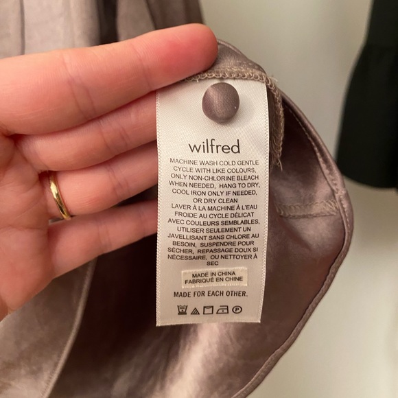 ARITZIA WILFRED Trapeze Blouse in Pine Bark - Picture 10 of 15